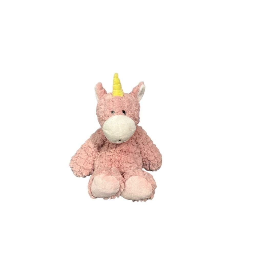 DEMDACO Mellow Fellows Pink Unicorn Magellica Plush Toy 14" Stuffed Animal NWT
